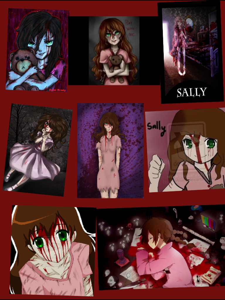 This is Sally Williams she is a CREEPYPASTA!