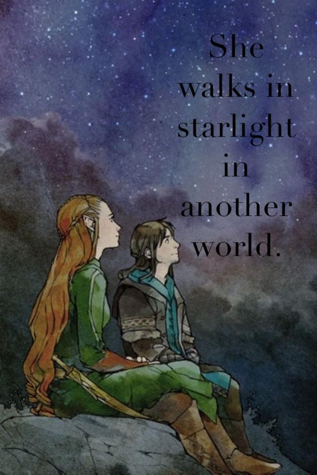 You can't be her. She is far away. Se is far, far away from me. She walks in starlight in another world. It was just a dream... Do you think she could have loved me?
