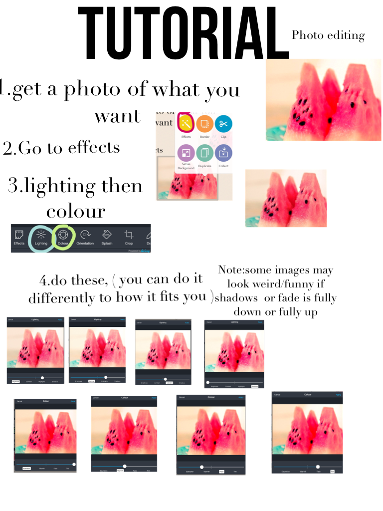 This is how I edit my photos :3 comment below if you want for tutorials!