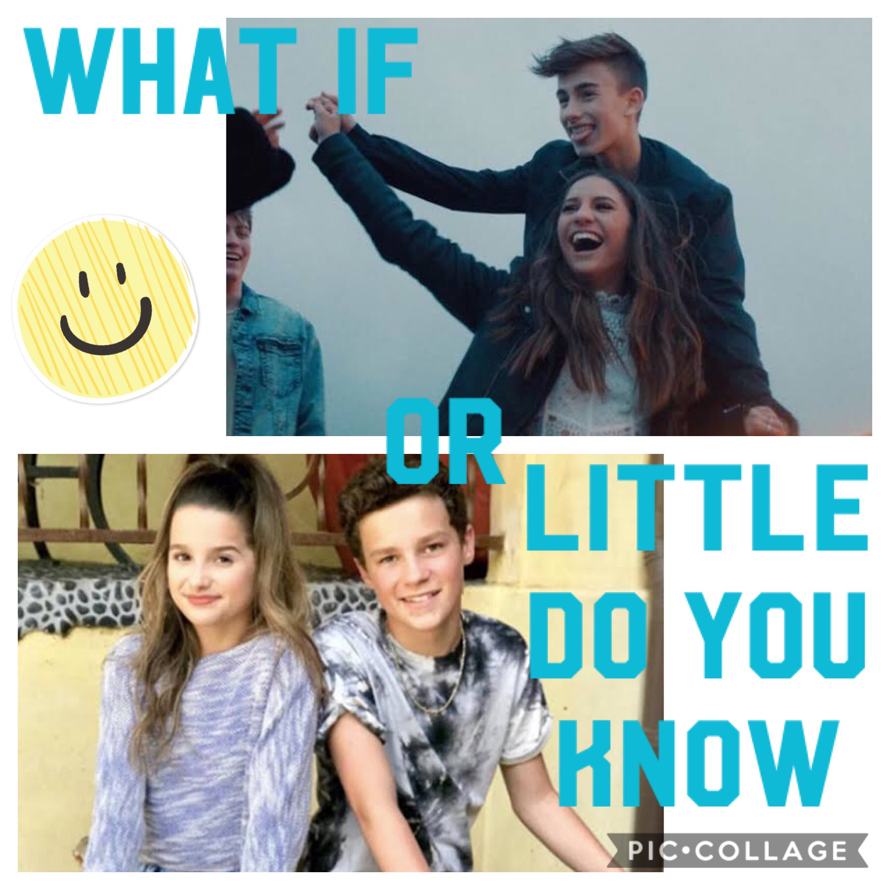 What if😀 or Little Do You Know?!