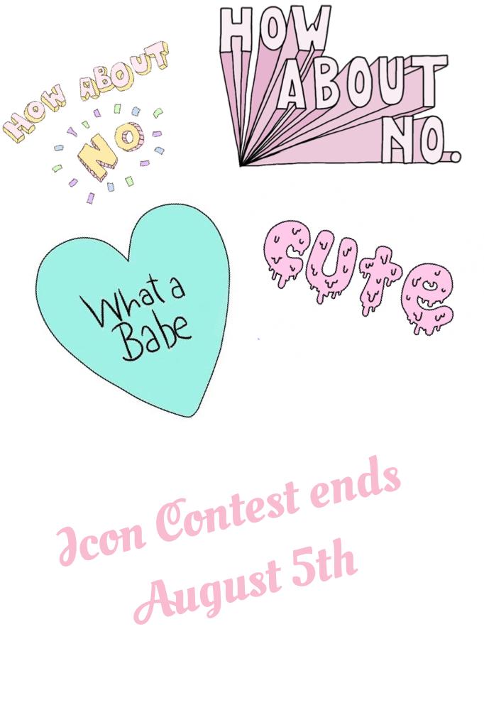 Icon Contest ends August 5th