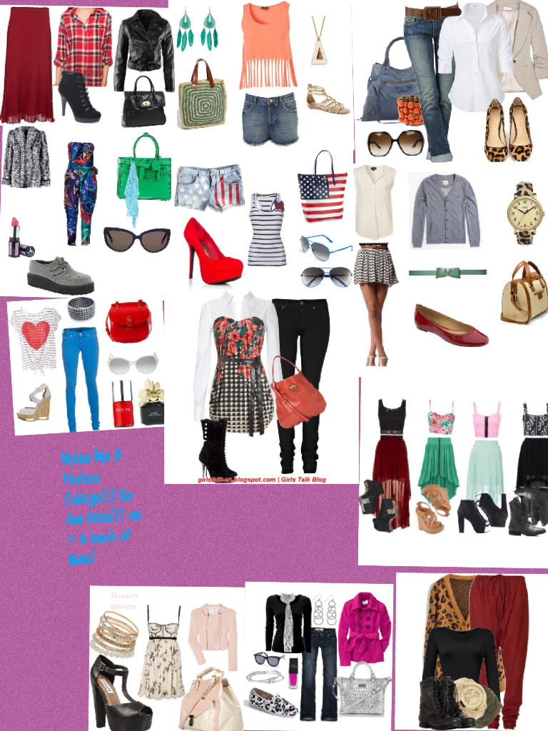 Make Me A Fashion Collage!!! No due date!!! 1st = a bunch of likes!