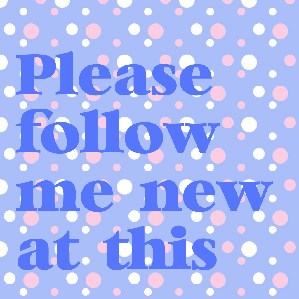 If you follow me I will follow you!'