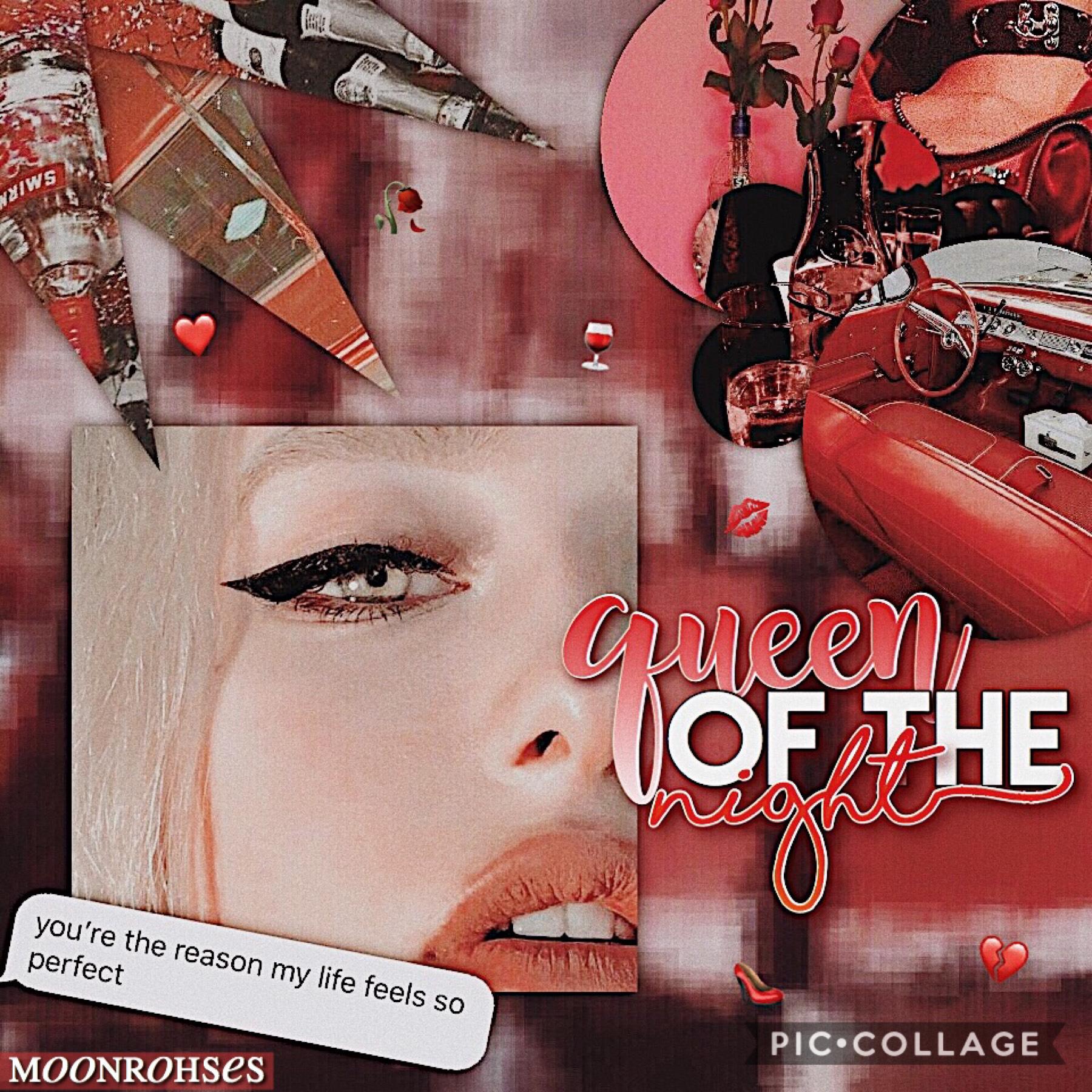 🍒 I’ve been trying to post this for so long I’m totally not having a good time right now 🍒

1/2 contest entry for @L0vedflower 

Song - Queen of The Night - Hey Violet 