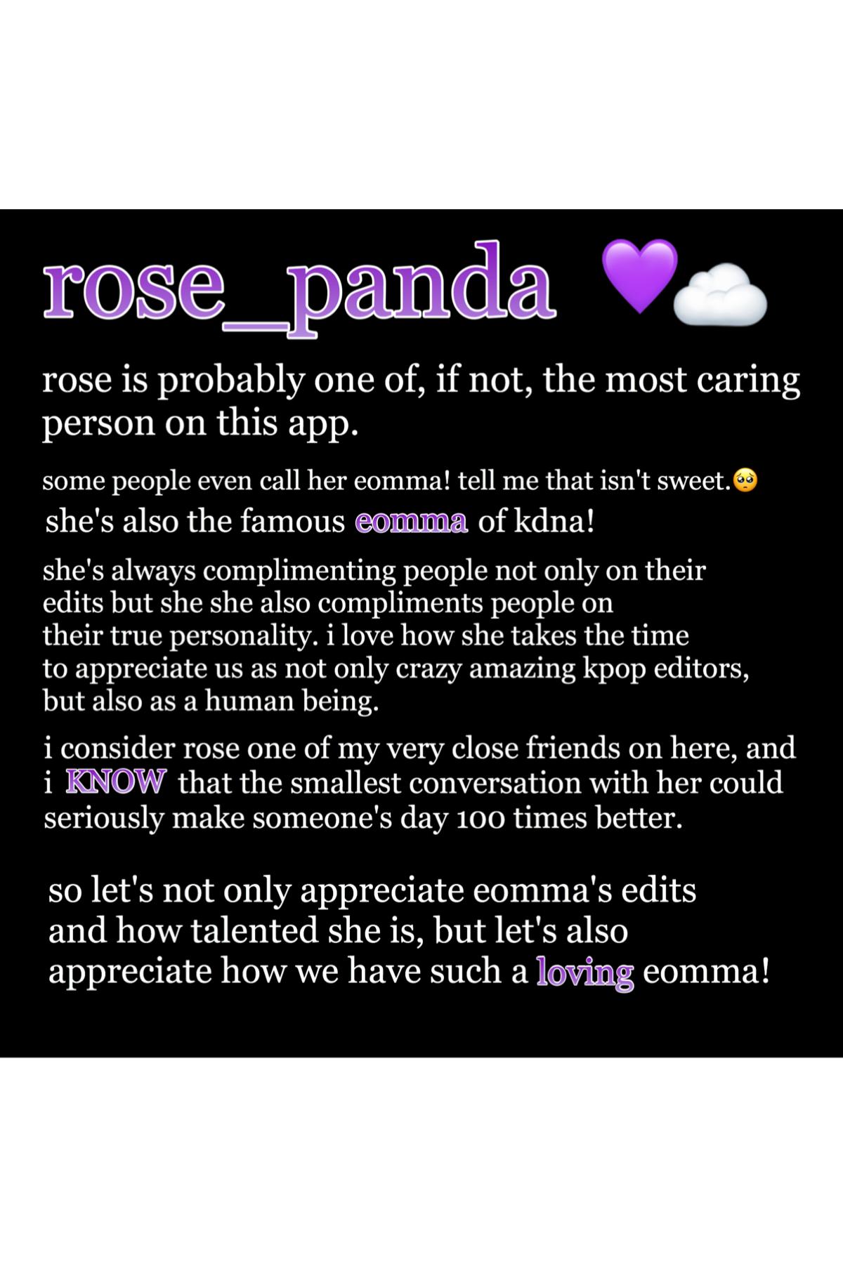 ☁️tap☁️
we purple you!
let's all love each other the way eomma loves us.🥺
*drumroll*
my blackpink bias is rosé!