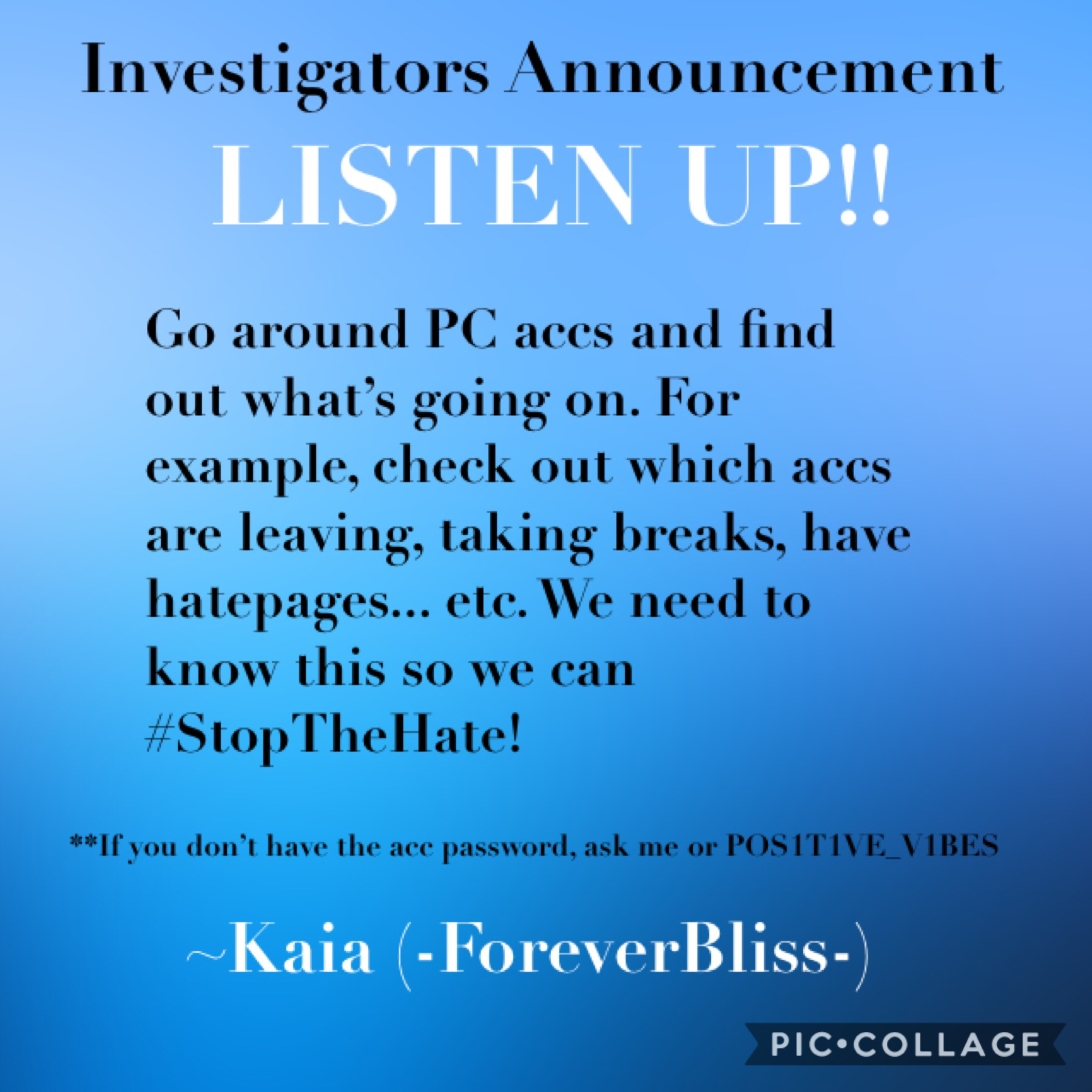 •••tap•••
Go find out PC info!!
Love,
Kaia
😘