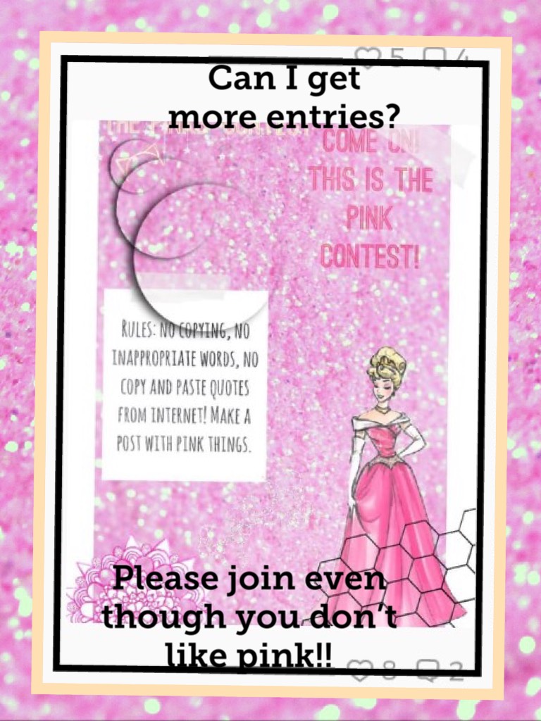 Please join even though you don’t like pink!!