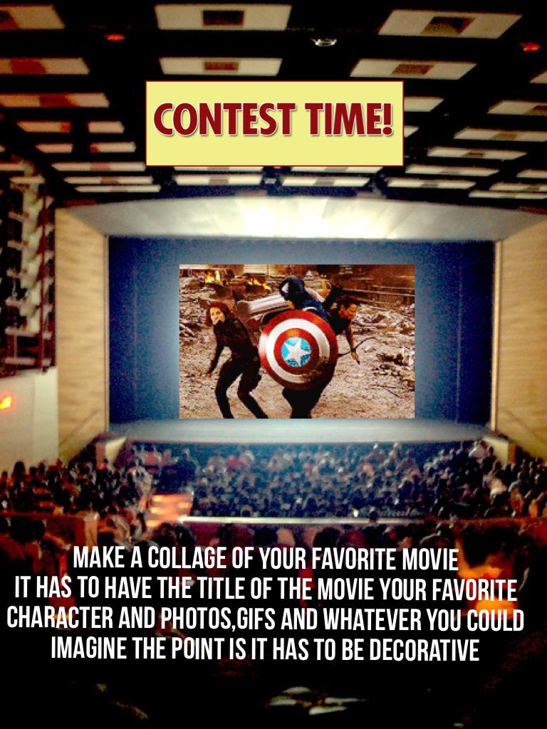 May the movie contest begin🎞