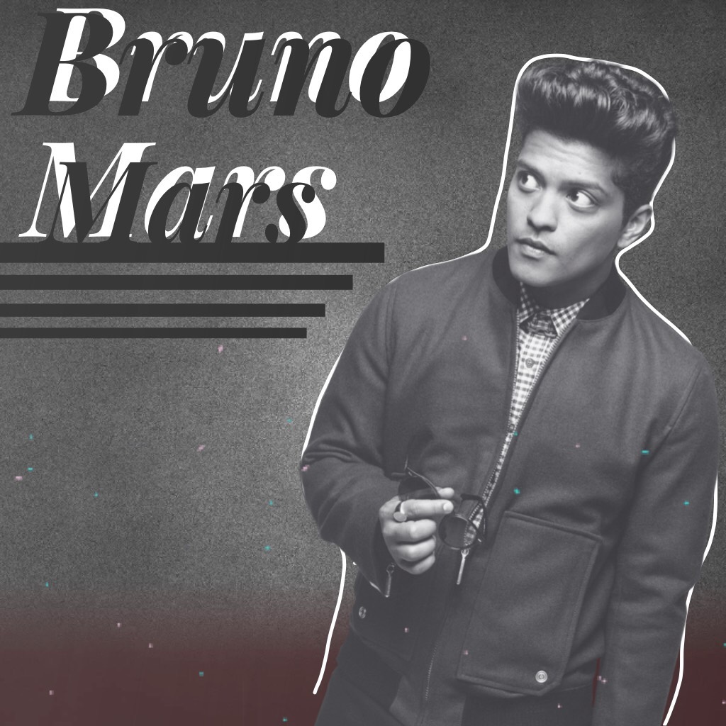 Bruno mars is so cool. 