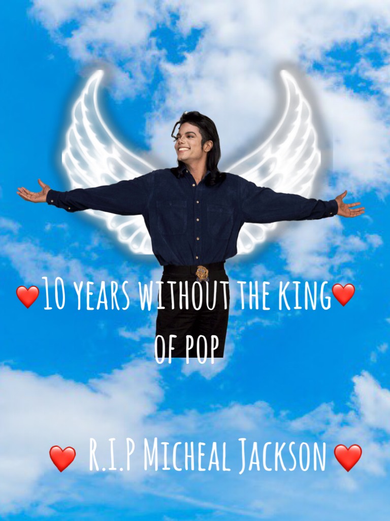 ❤️ 10 years without the king of pop ❤️

       ❤️ R.I.P Micheal Jackson ❤️