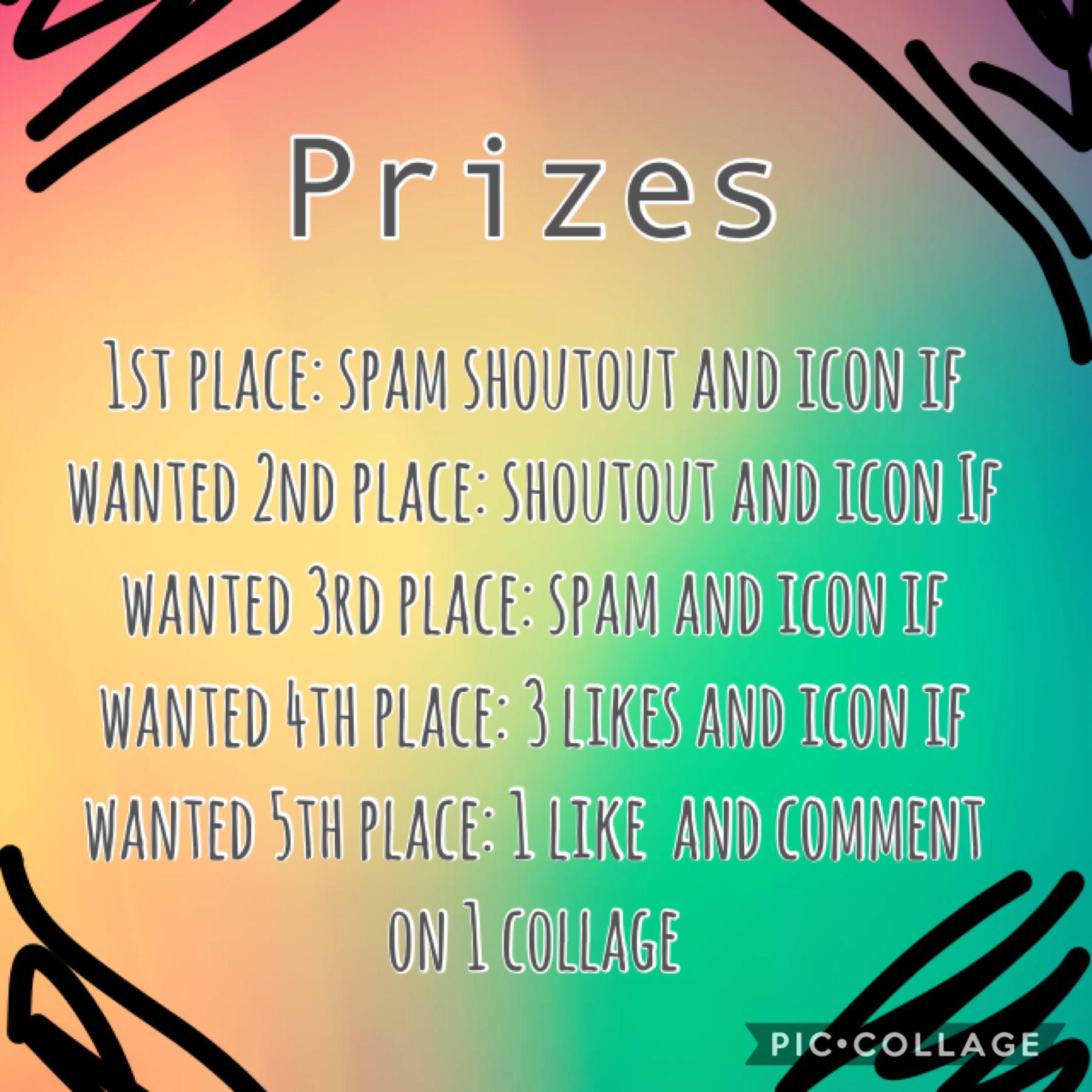 Prizes for challenge 