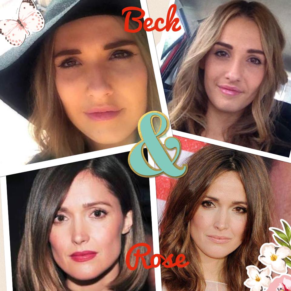 Beck & Rose #piccollage
Beck has been mistaken for Rose Byrne numerous times and if she had a dollar for every time somebody said " Has anyone ever told you , you look like Rose Byrne ?" .... She'd be wealthier than ... Well , Rose ! 
BTW Beck - wanna com