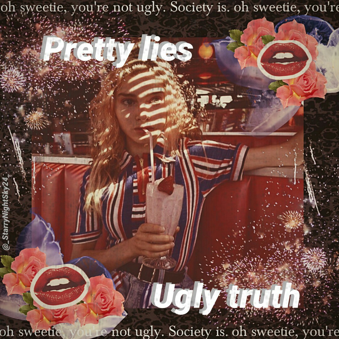 💋somewhat inspired by @Sophloaf72 (obviously not as good tho)💋
💋~2•1•18~💋
💋What do you guys think? I kind of like the grungeyness of this...💋
💋QOTD: what is your fav collage of mine?? remix or comment your answers💋