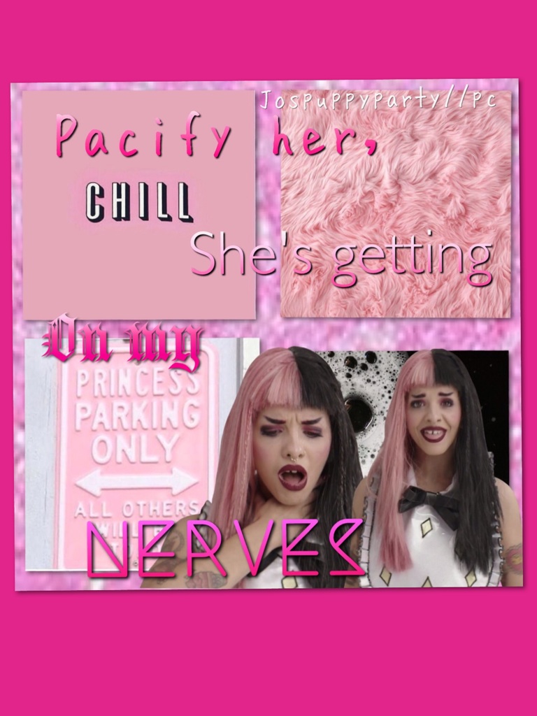 CLICKY PANTS!!!
MY FAVEEEEE SONG IN THE WHOLE ENTIRE WORLD!!!!!! EVER!!! GO CHECK IT OUT!!!!!!!! YASSSS IT'S CALLED "Pacify Her" By Melanie Martinez!!! WELL GOTTA GO BYEEEEE LUVSS!!!!