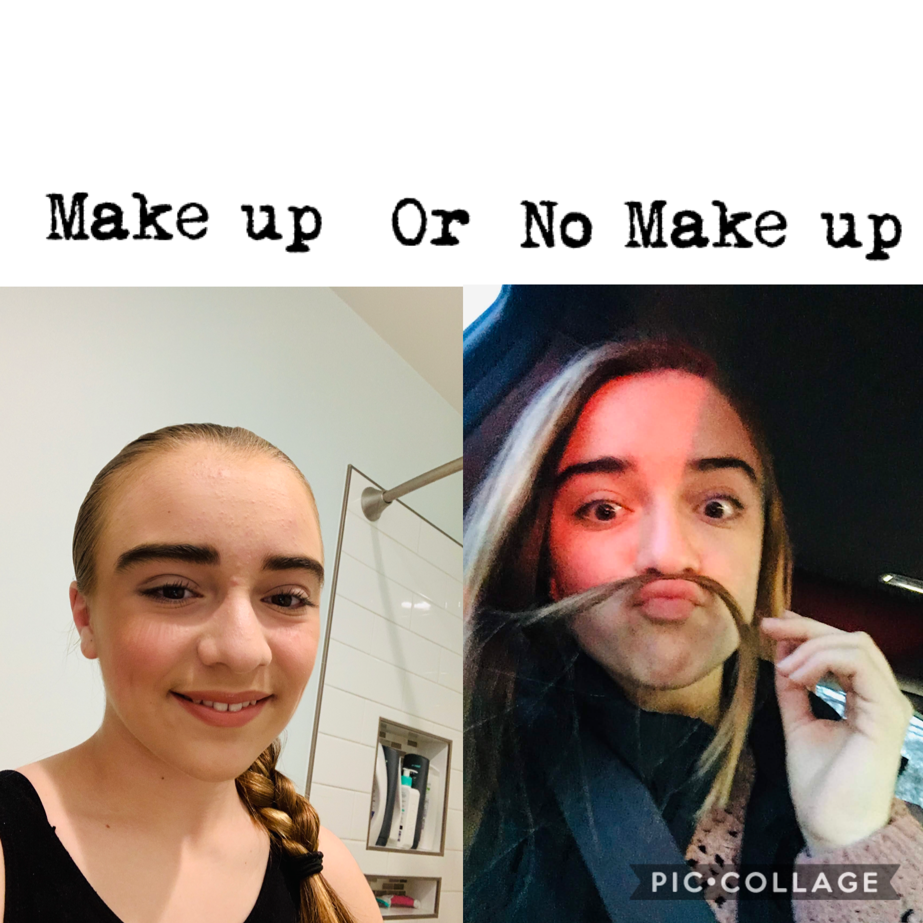 Make up or no make up