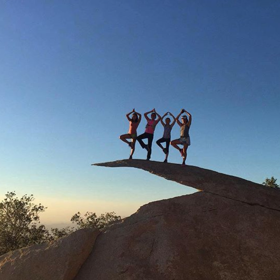 Arizona skies and yoga vibes