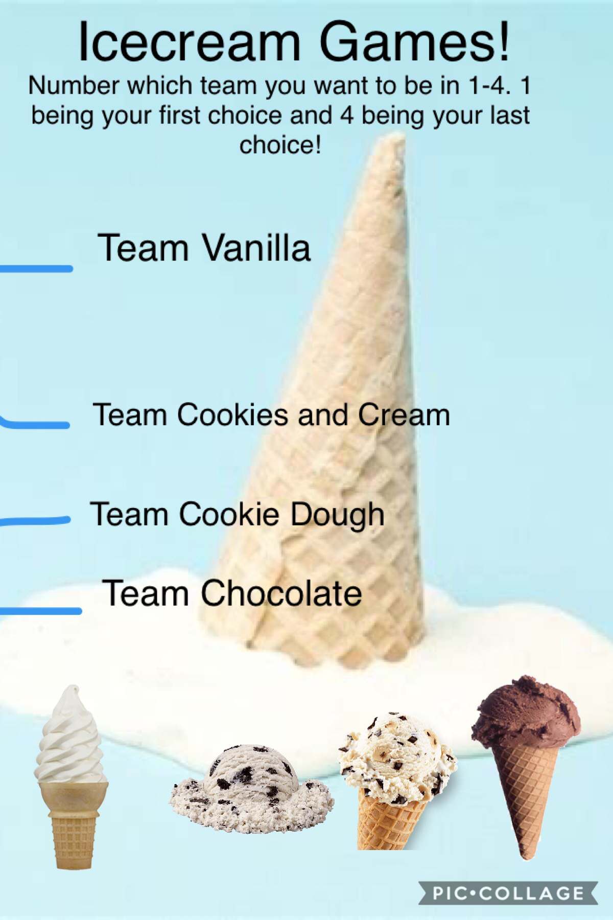Join the icecream games! 