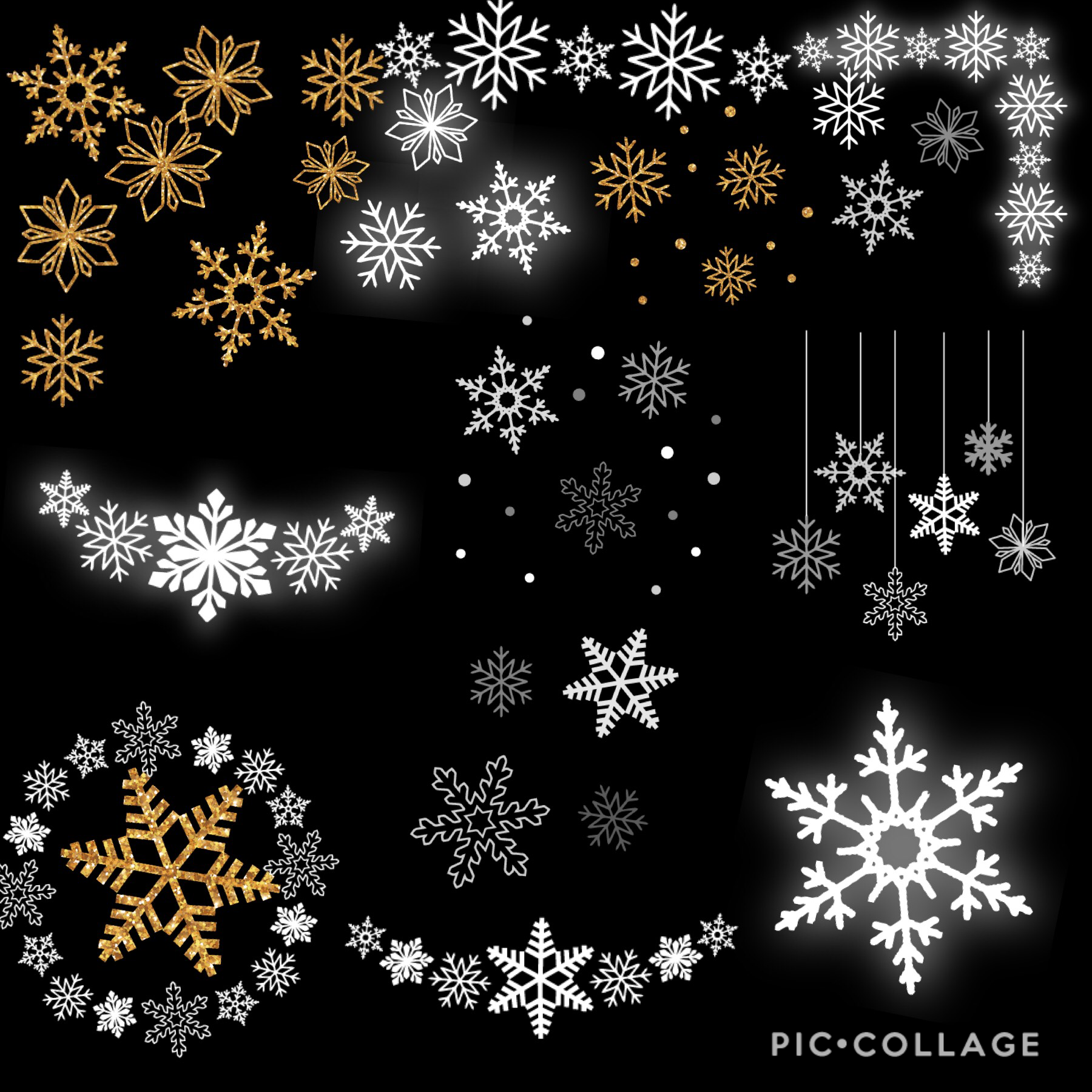 There are snowflakes yay