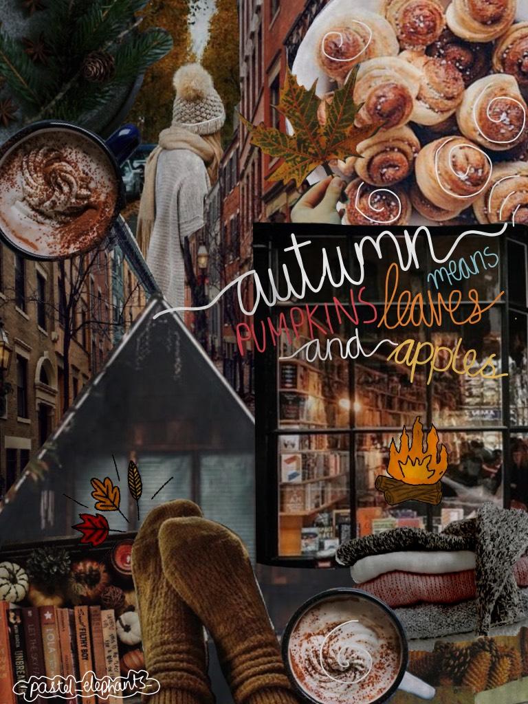 Yet again another autumn themed collage!! I didn't know what to do for text so I did it in my own hand writing for a change🍂🍁Happy Birthday to @dod-ie, have a wonderful day!!🎉✨Tell me in the comments if you're getting bored of the autumn theme☺️