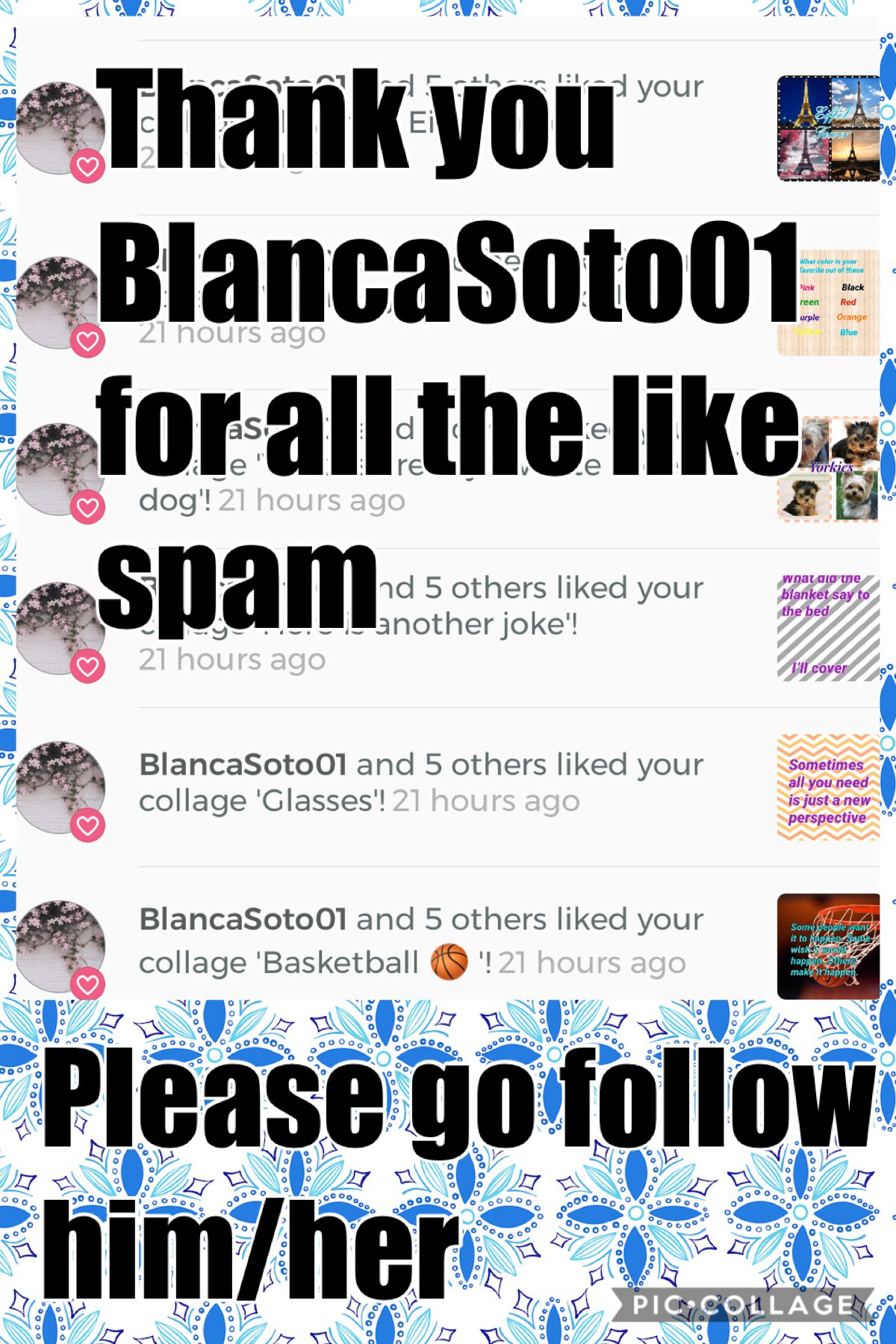 Thank you BlanacaSoto01