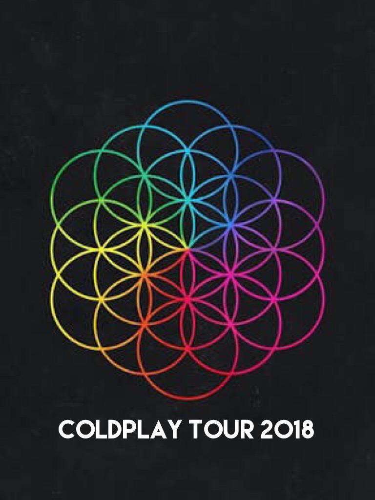 Coldplay tour 2018 