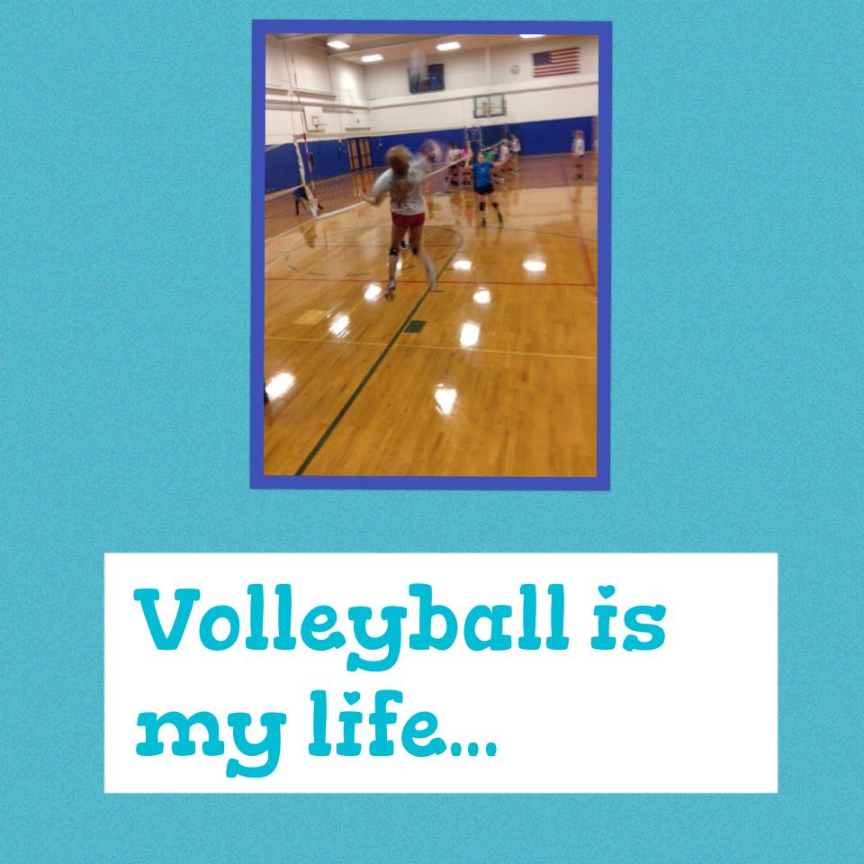 Volleyball is my life...