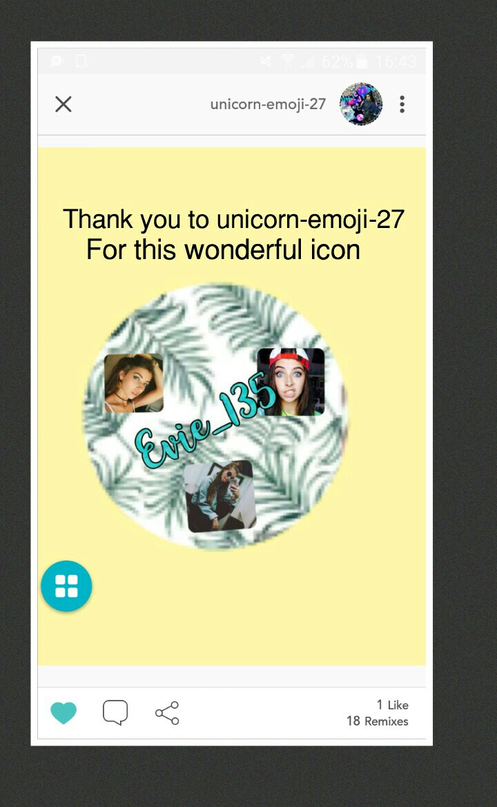 THANK YOU SO MUCH! thank you unicorn-emoji-27 For this wonderful icon. it is incredible!