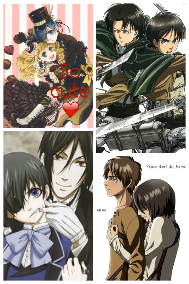 Black Butler and Attack on Titan 