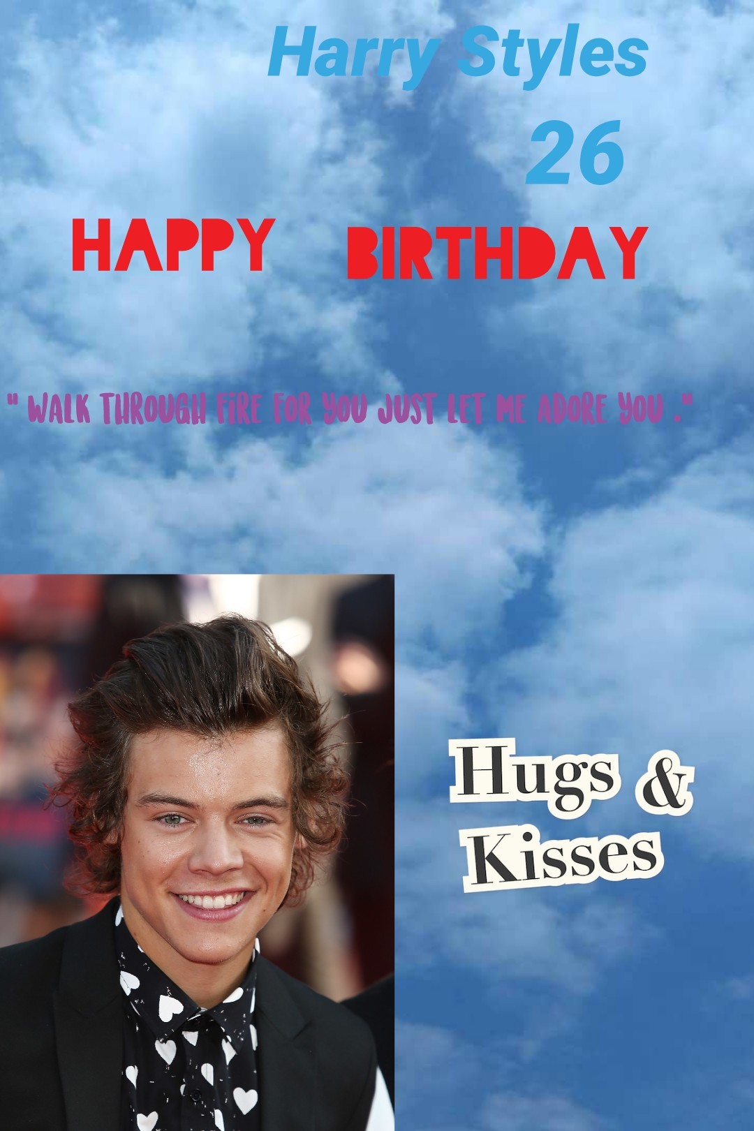 It is Harry's birthday ❤❤❤❤