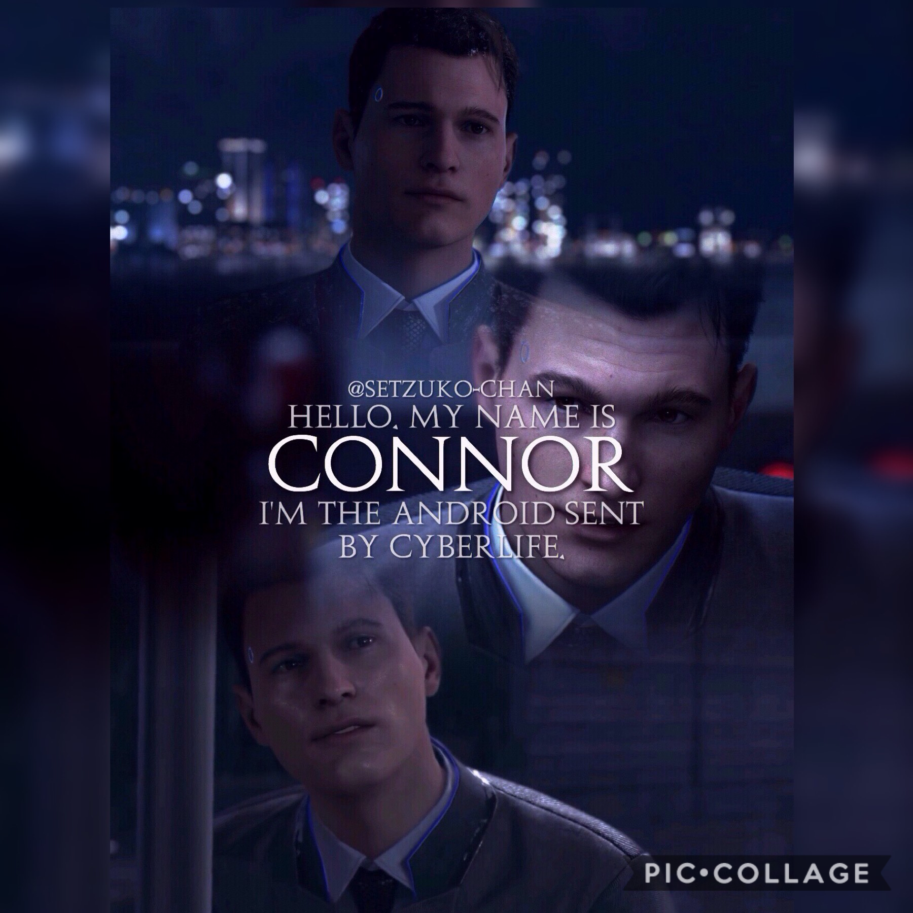 "Hello. My name is Connor. I'm the android sent by Cyberlife." 
Gah! I love him so much. I can't even right now. 