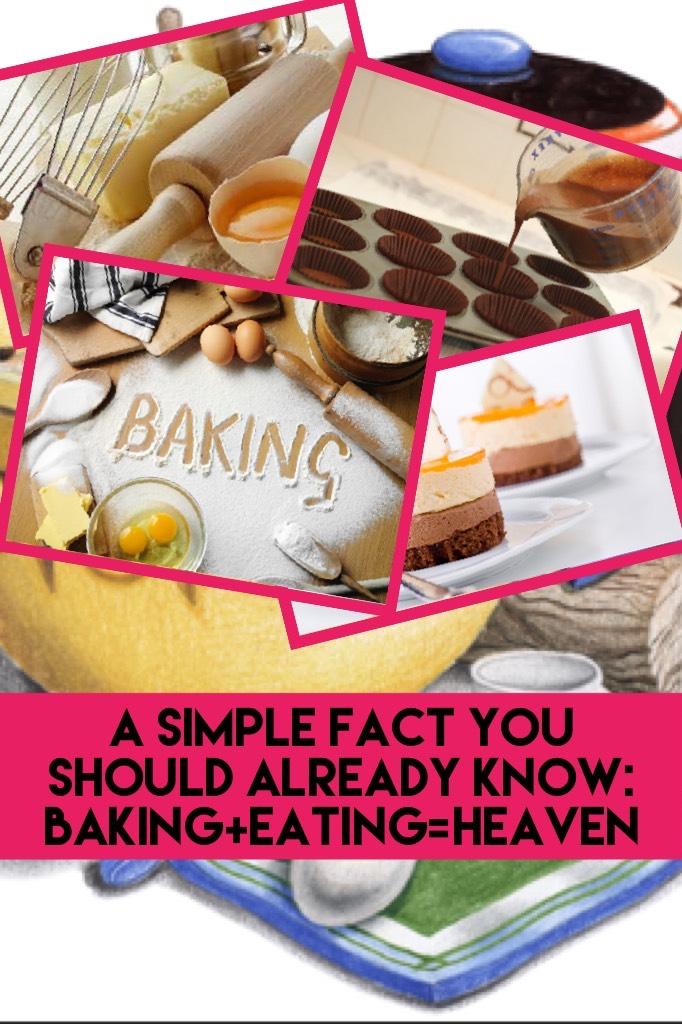 Baking cakes, biscuits. What do you love to bake... Comment - like and follow obvs