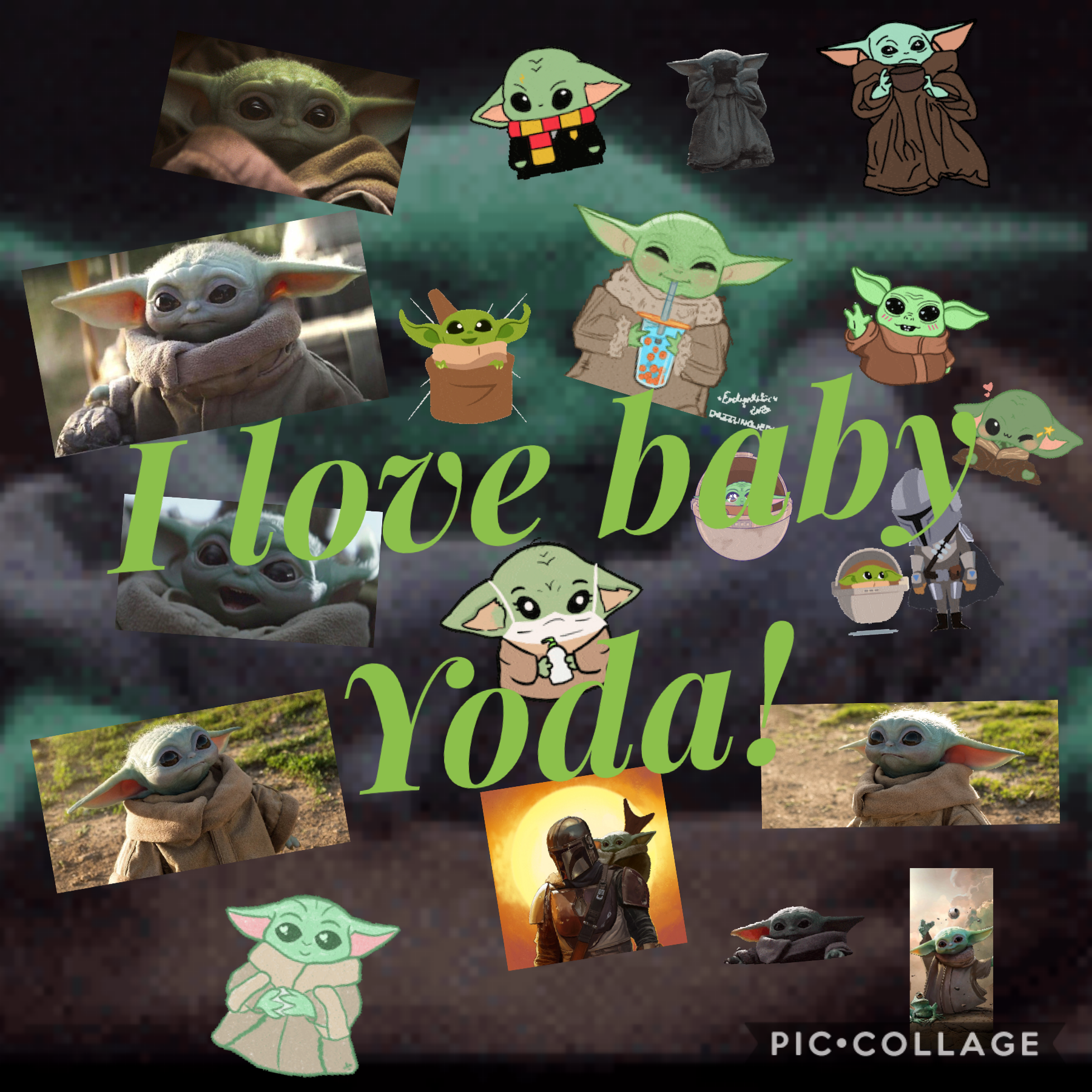 Mi personaje favorito......baby Yoda!