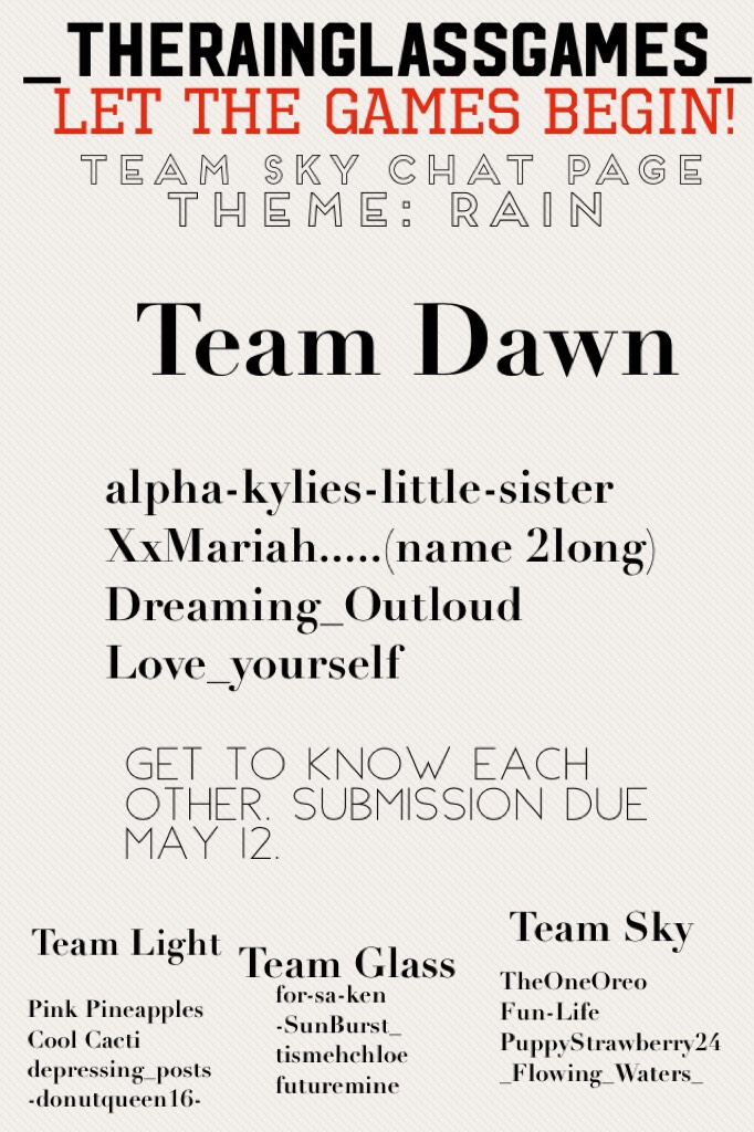 Team Dawn Chat Page