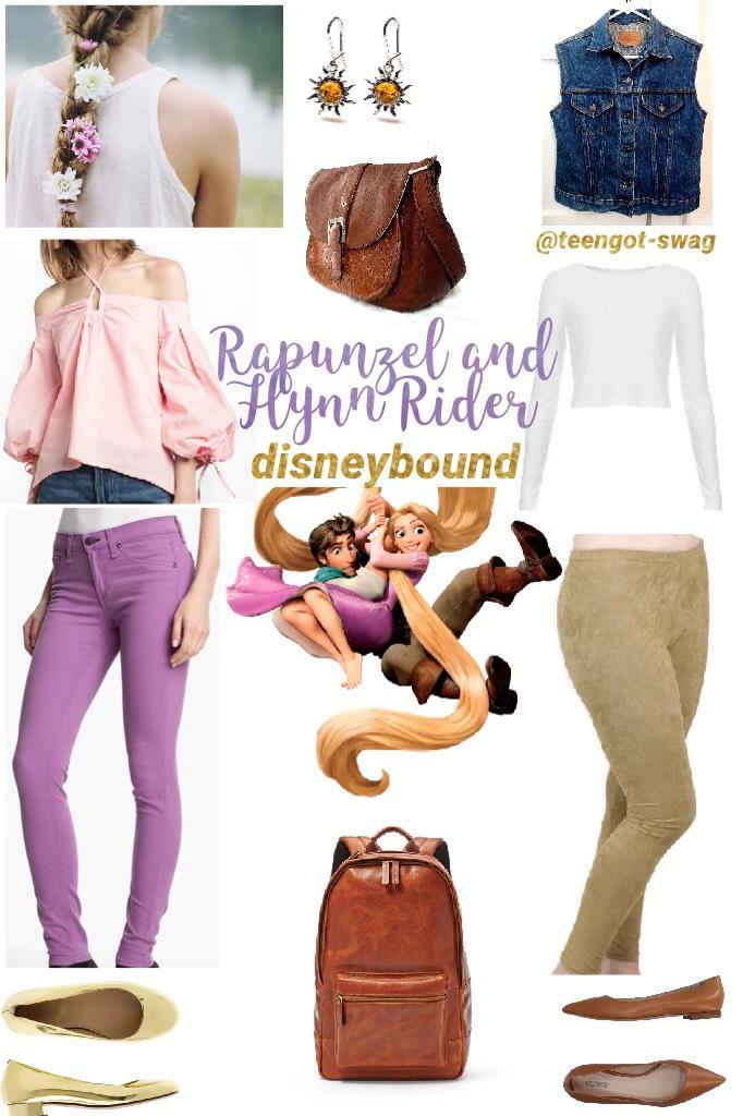 Rapunzel and Flynn Rider disneybound 