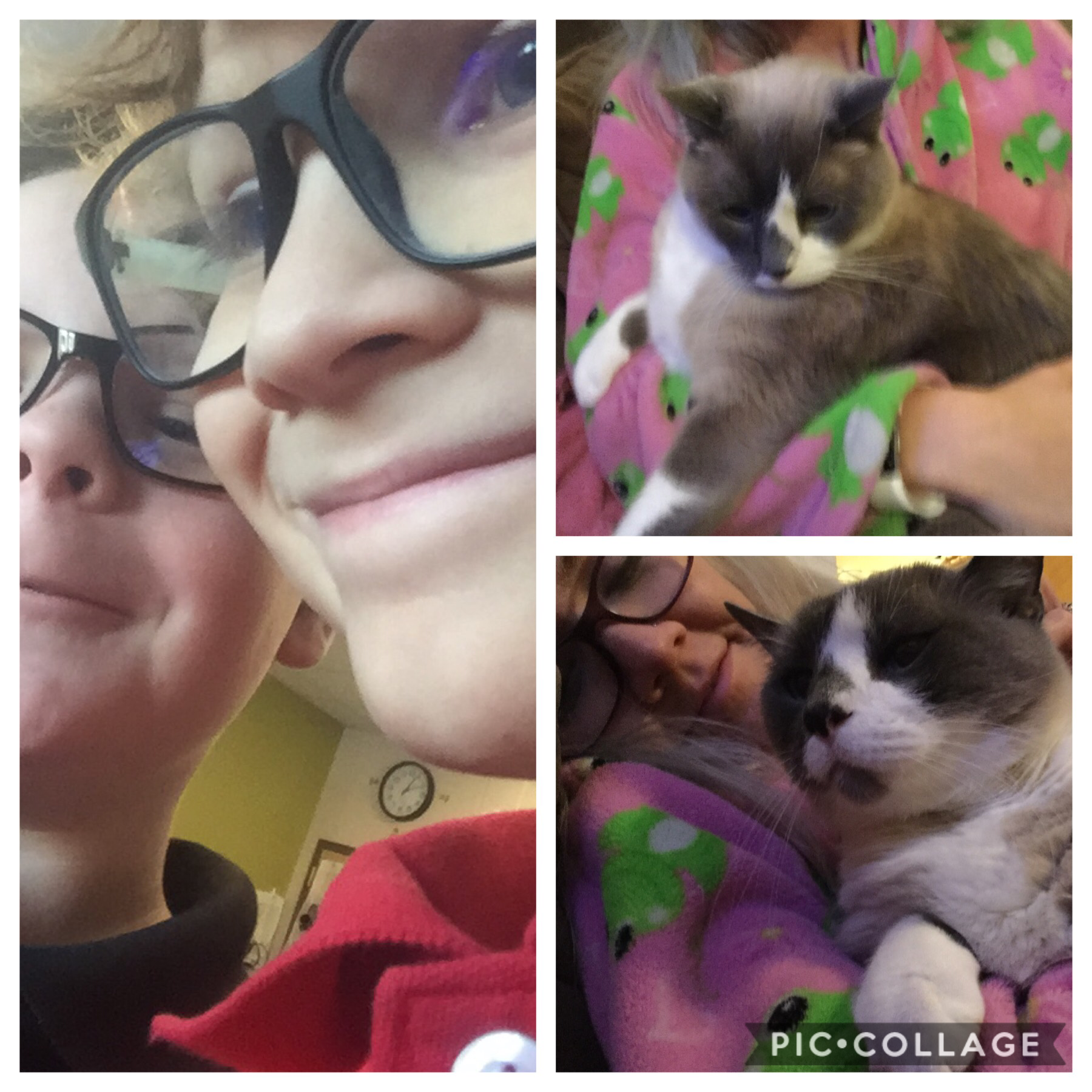Me and my friend and my cat Frodo.