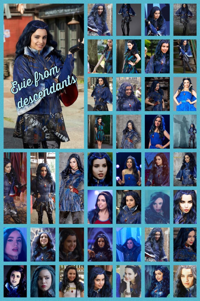 Evie from descendants collage collab with Dancingkitty02 