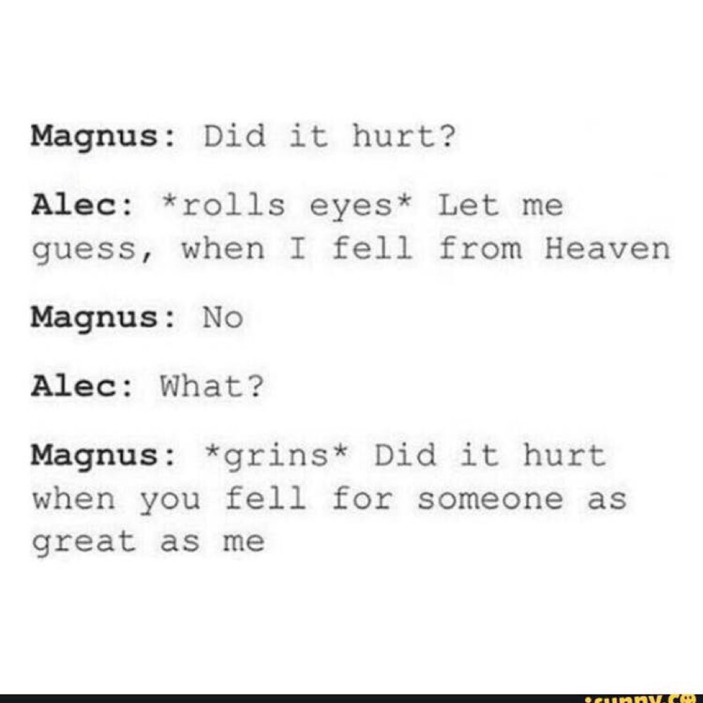 That is SO Magnus 😂