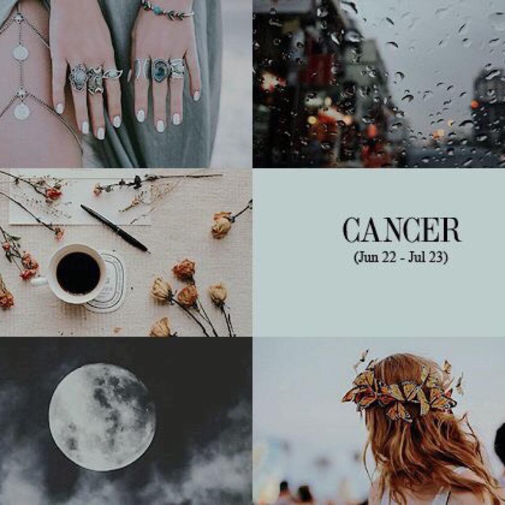>click<
05|08|2017
#cancer aesthetic
I've kinda been a bit obsessed with zodiacs lately
qotd: what's your zodiac?
aotd: cancer obv 
xx