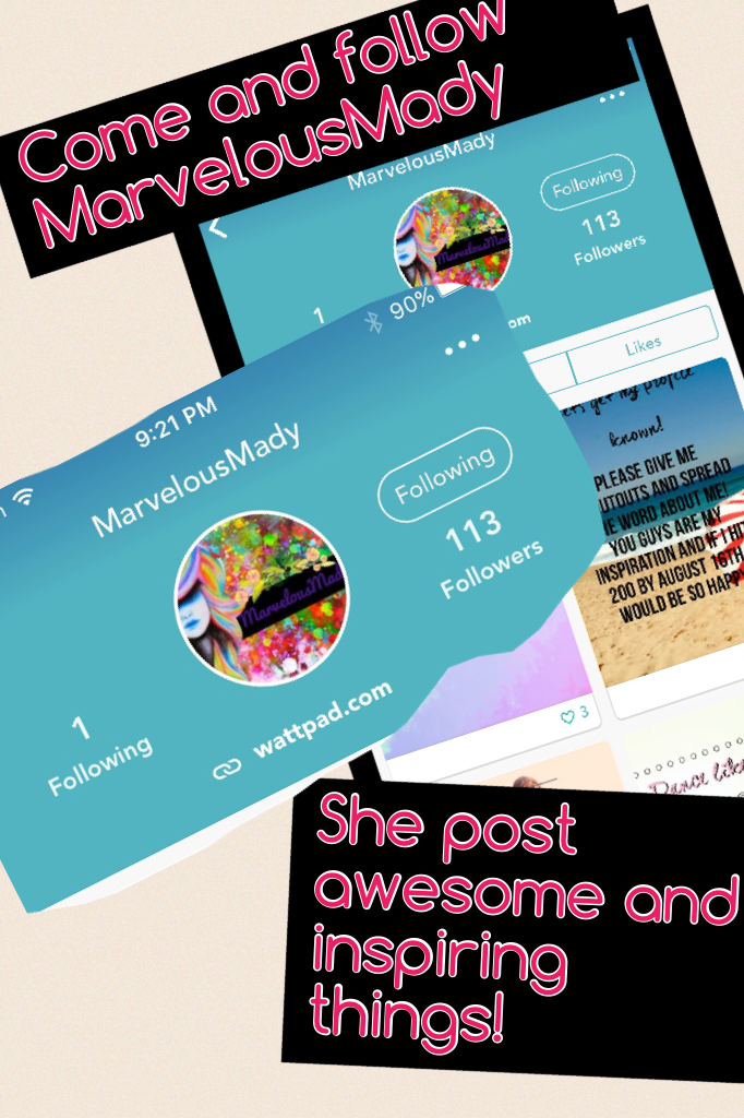 Come and follow MarvelousMady now!!