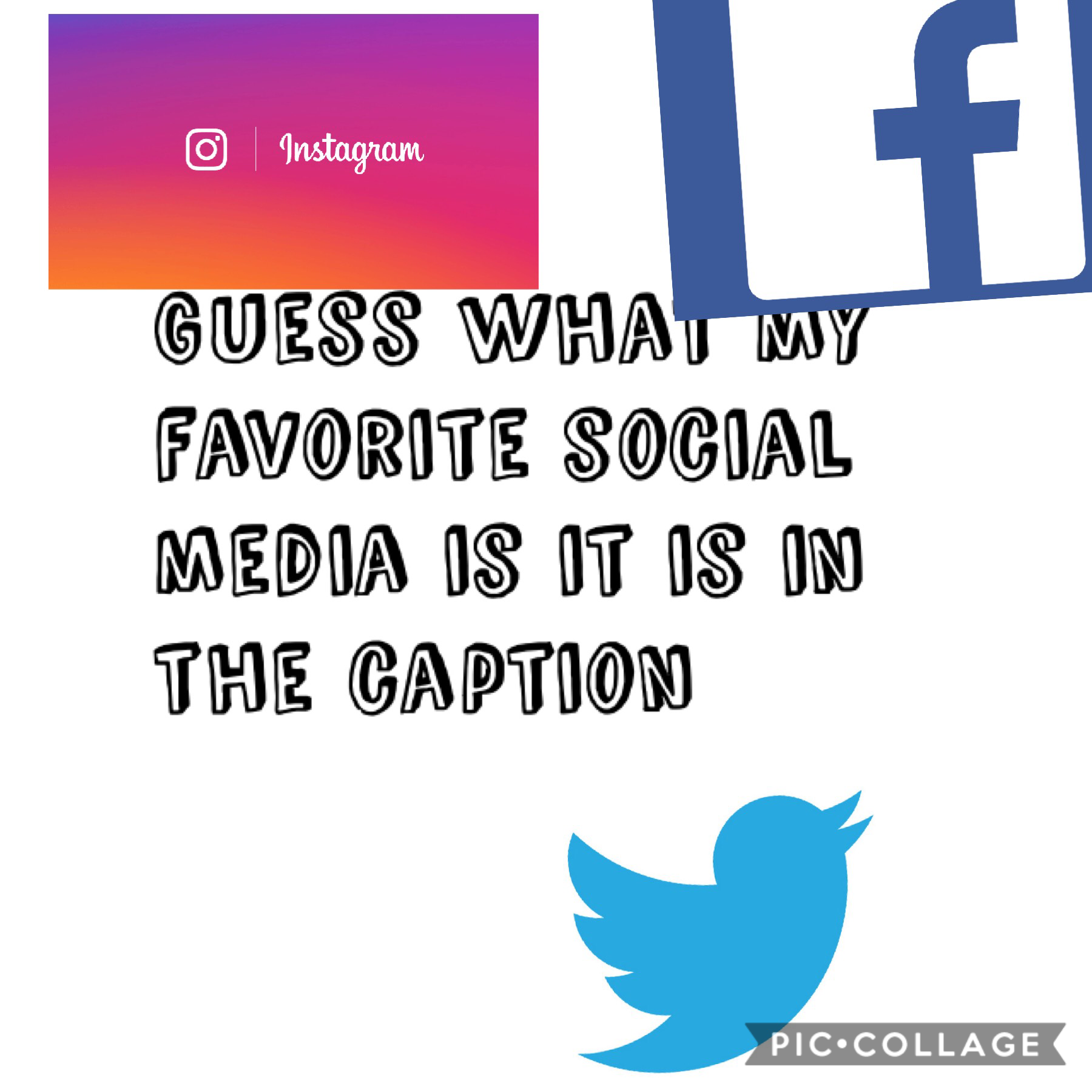 It is Twitter and Snapchat !!!* 