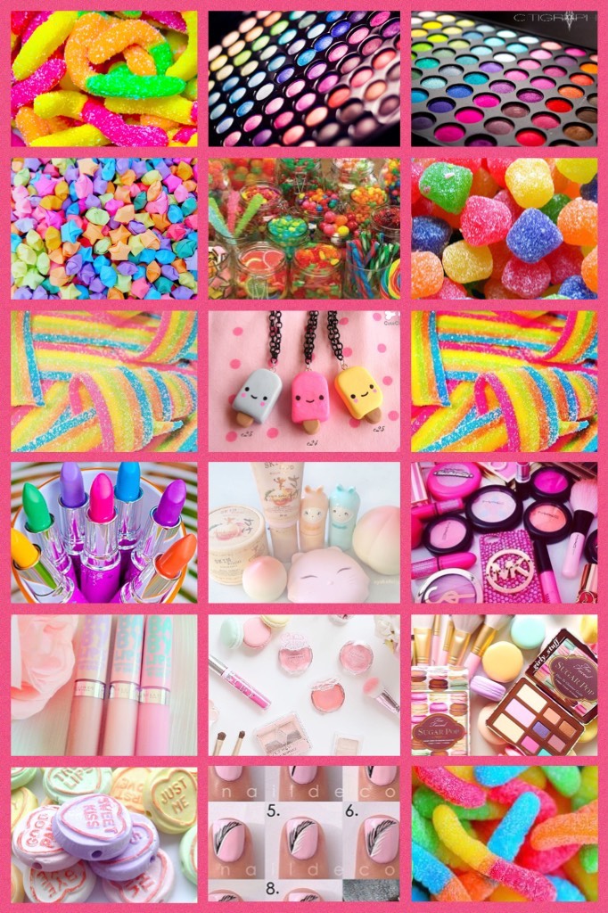 Cute lollies and makeup