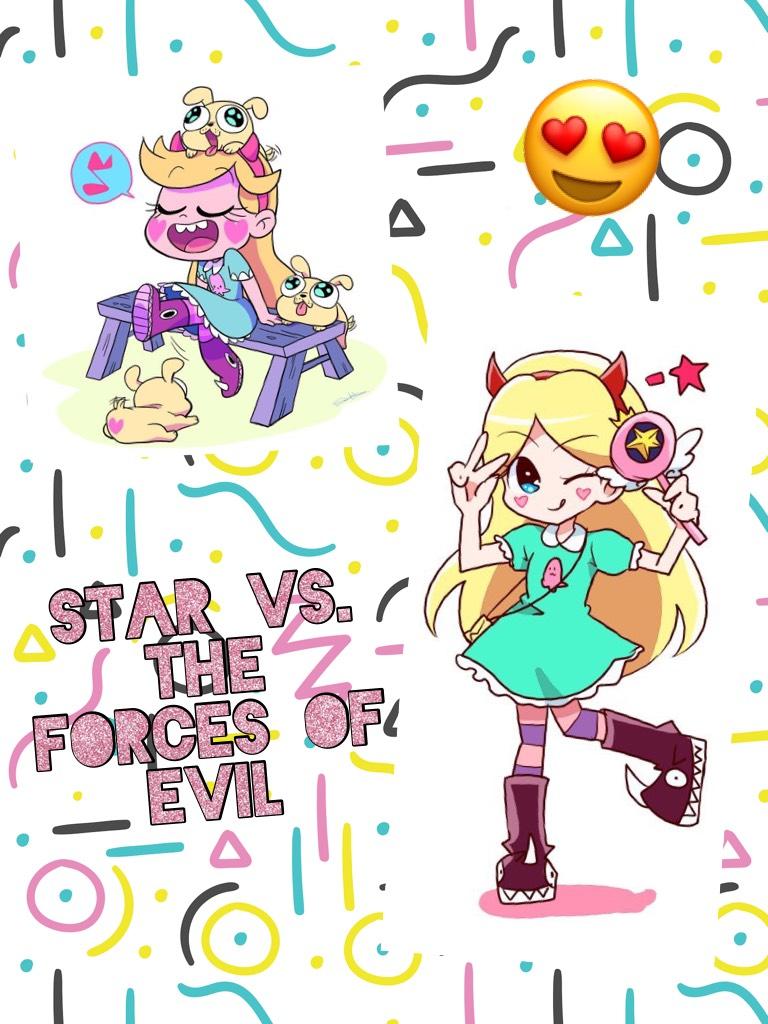Star vs. the Forces of Evil. I love the show. I didn’t draw these.