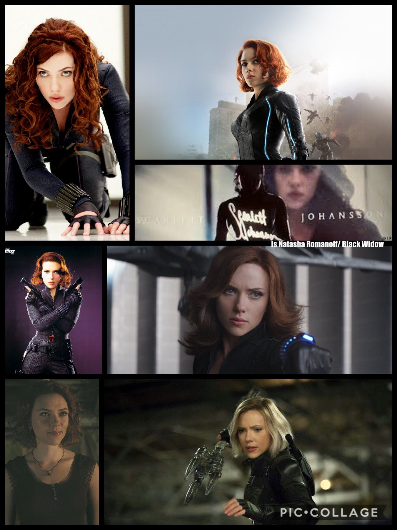Scarlet Johansson is Natasha Romanoff/ The Black Widow 