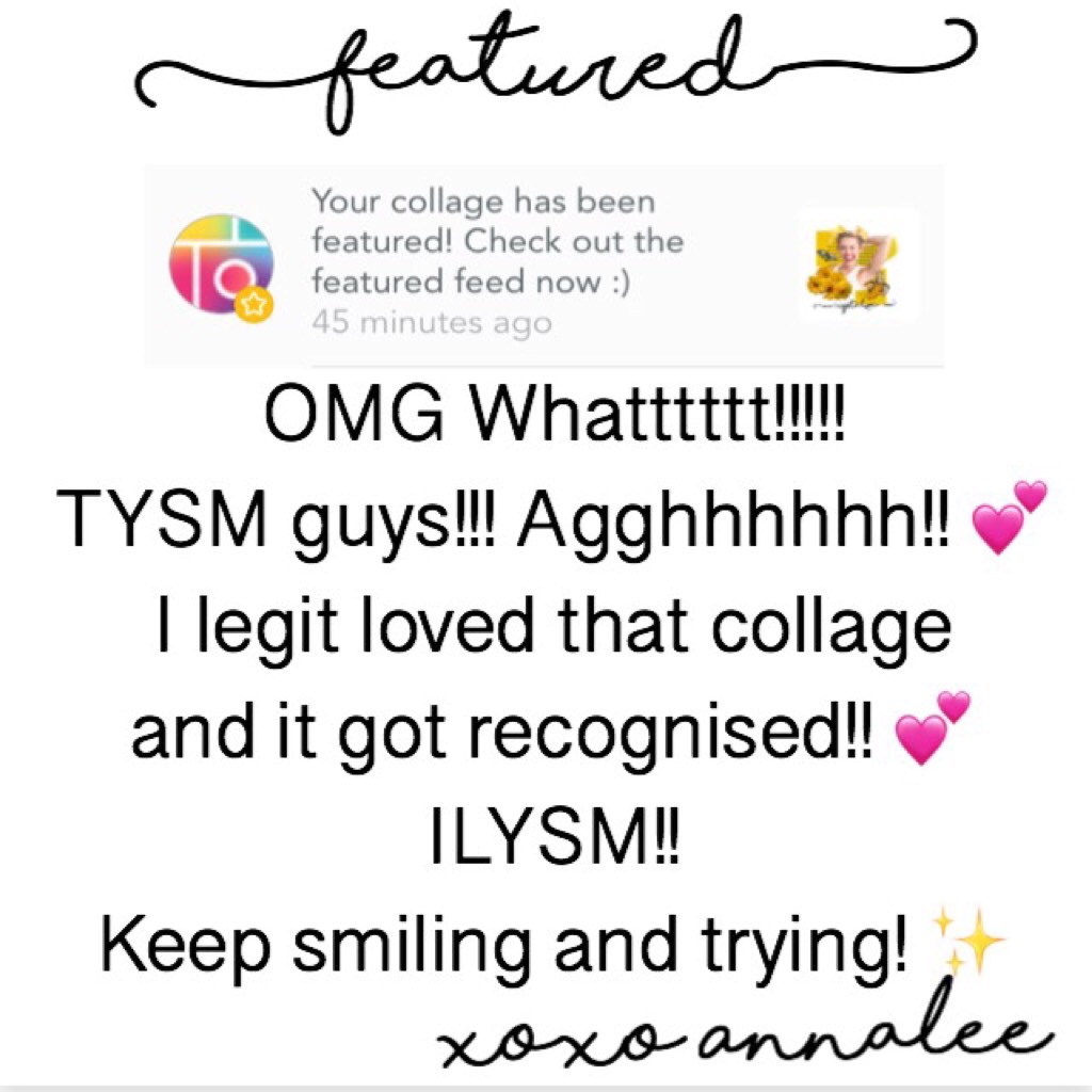 ☺️tap☺️
Did want to get to sappy 
But really TYSM FOR ALL YOUR SUPPORT! And congrats madi (@staringmoons) for also getting featured! 💕✨
XOXO ANNALEE 💕💕💕✨💋