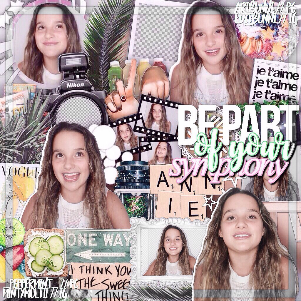 über cute collab with ayla😍 follow her @AriBunni on PC and @editbunni on ig💗 guys I made like a spam account so follow it @mintymultii😛