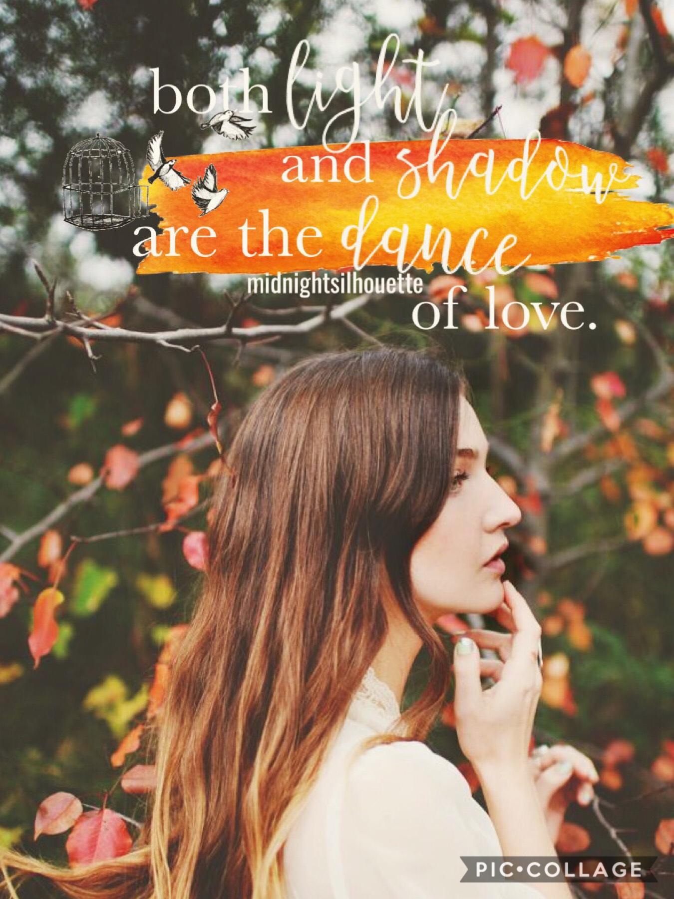 the dance of love |  6/8 of autumn theme!