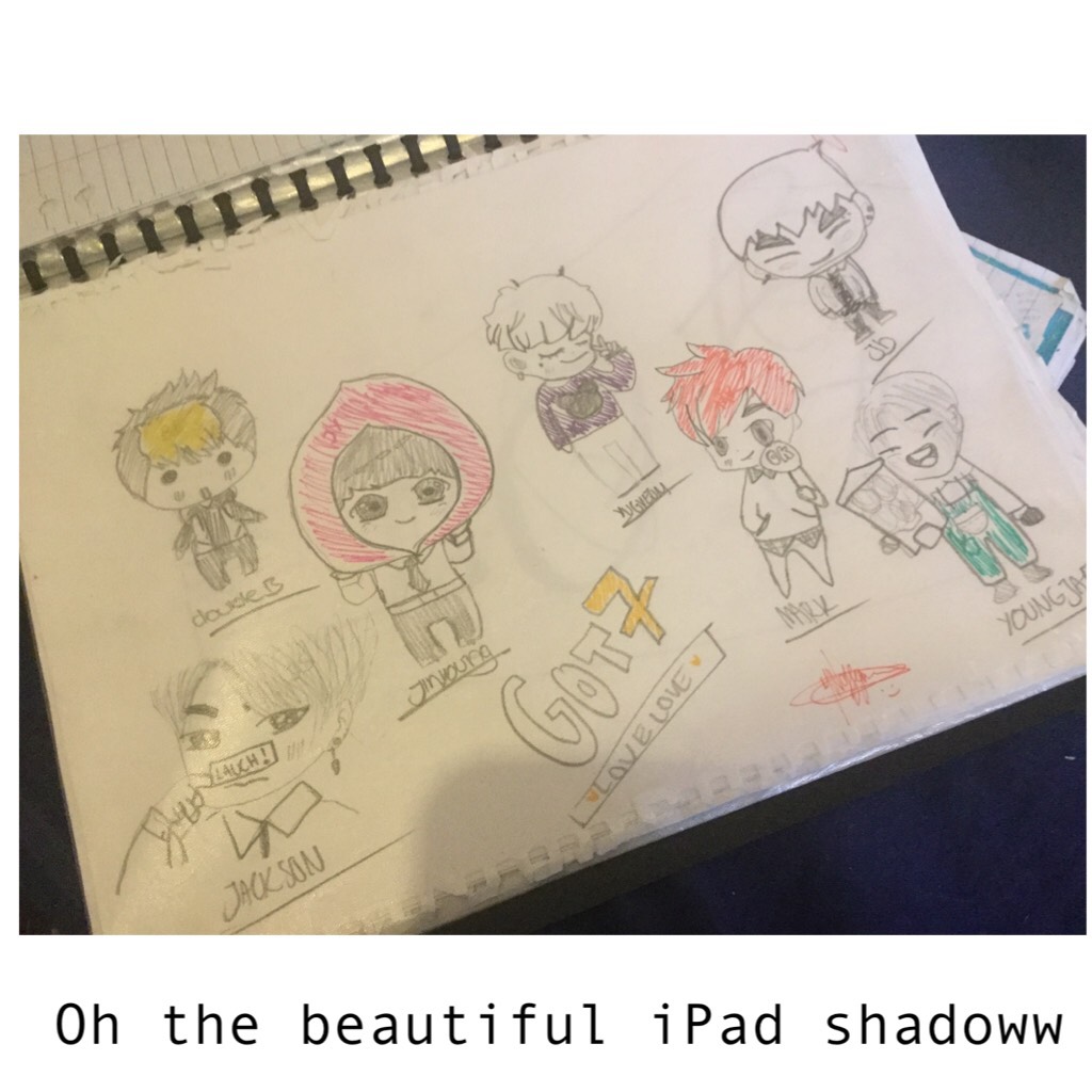 Oh the beautiful iPad shadoww
