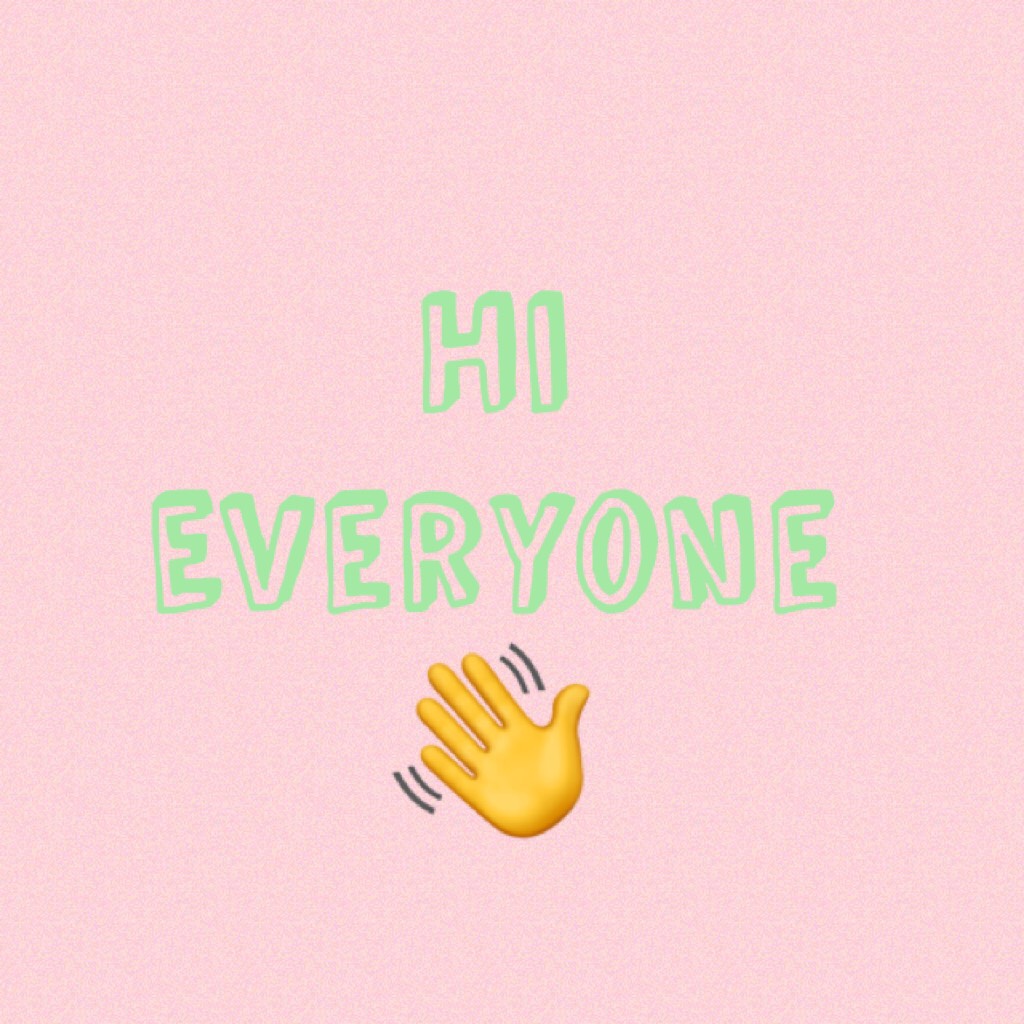 Hi Everyone 👋 
