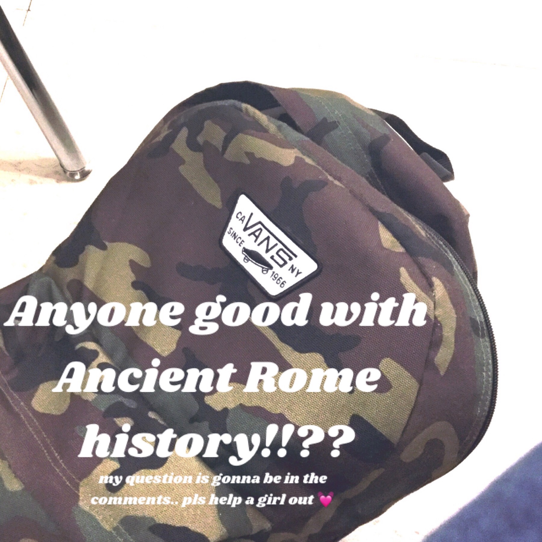 //ashand93 
Why does honors world history gotta be so hard 😓🤧 I’m gud tho 