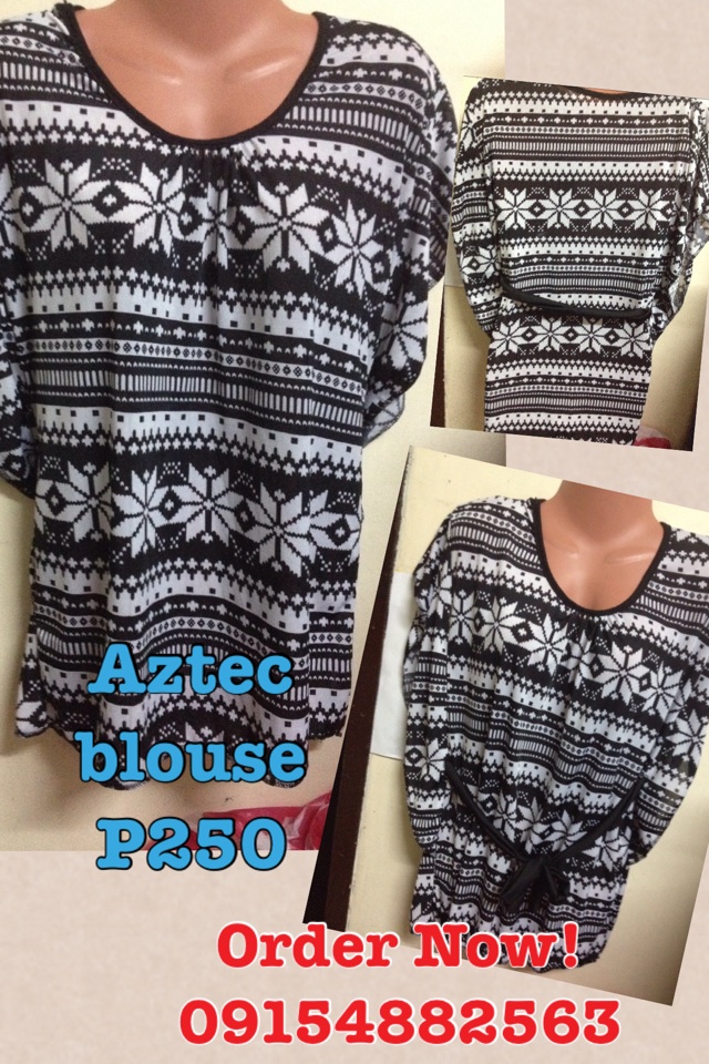 Aztec blouse
P250
ASELA ITEM OF THE DAY Text/Viber 09154882563 or Email at aselaboutique@gmail.com. Comment "MINE" to reserve now. #igers #igersmanila #fashion #fashionista #pinoyigers #trends #boutique #instagood #instafashion #retail #rtw #instagrammer 